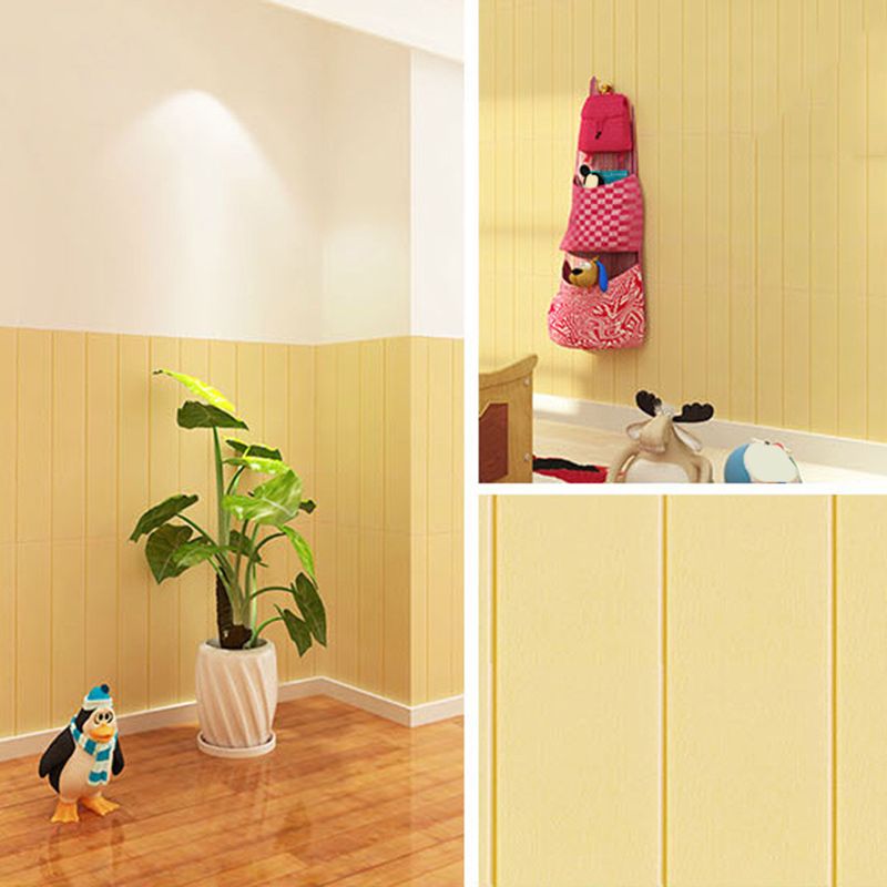 PVC Wall Paneling Smooth Wall Indoor Living Room Planks Set of 2
