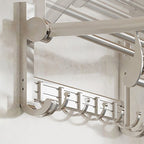 Modern Polished Chrome Bathroom Accessories Set Bath Shelf/Towel Holder/Paper Holder included