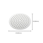 Modern Shower Head Combination Double Shower Head Stainless Steel Wall Mounted Shower Head