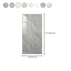 Simple Tile Wallpaper Plastic Waterproof Peel and Stick Back Wall