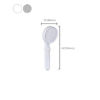 Modern Round Hand Shower 3 Spray Patterns Wall Mounted Hand Shower