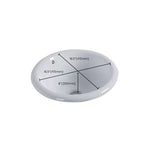 Contemporary oval wash stand ceramic metal undercounter basin