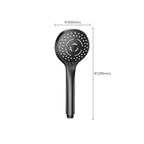 Contemporary Style Wall-Mounted Plastic Showerhead