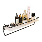 Metal and acrylic bathroom accessories as a single piece or in a set in black