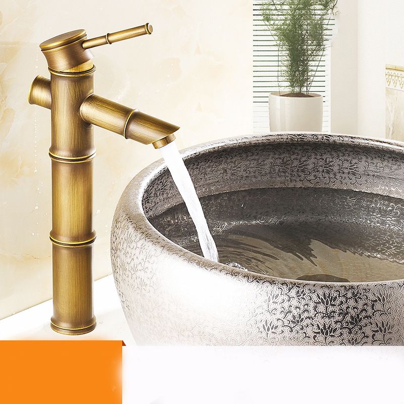 Lever Handle Vessel Faucet Single Hole Basin Faucet Farmhouse Style Sink Faucet
