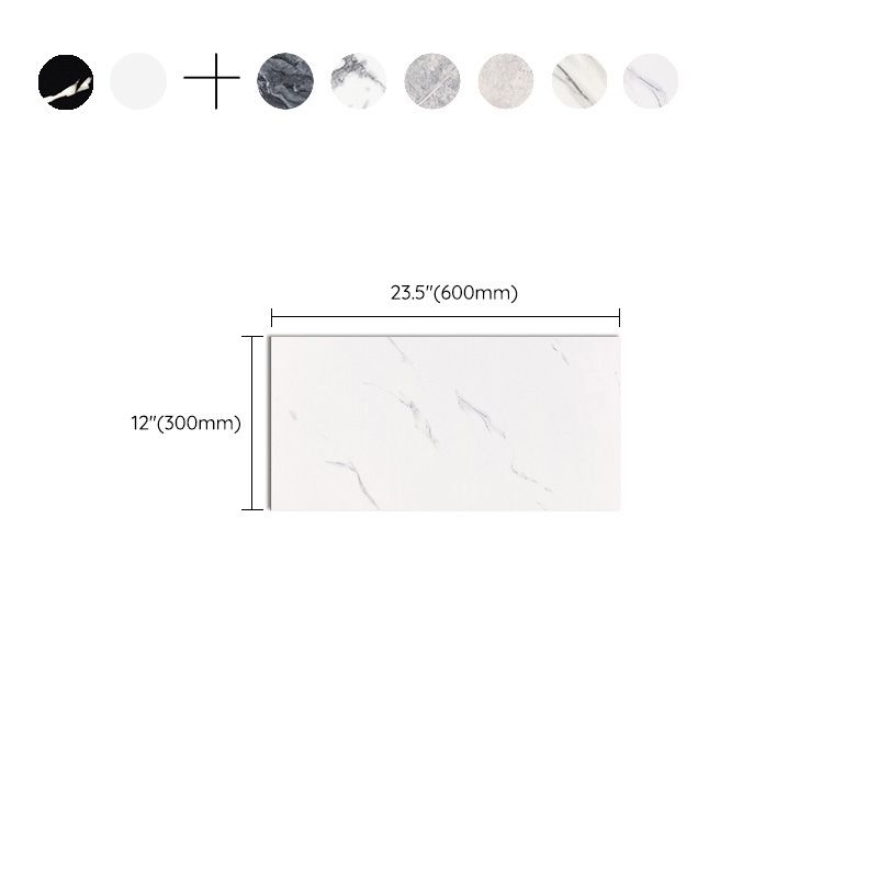 Peel and Stick Tiles Rectangular Peel and Stick Back Plate 10 Pack