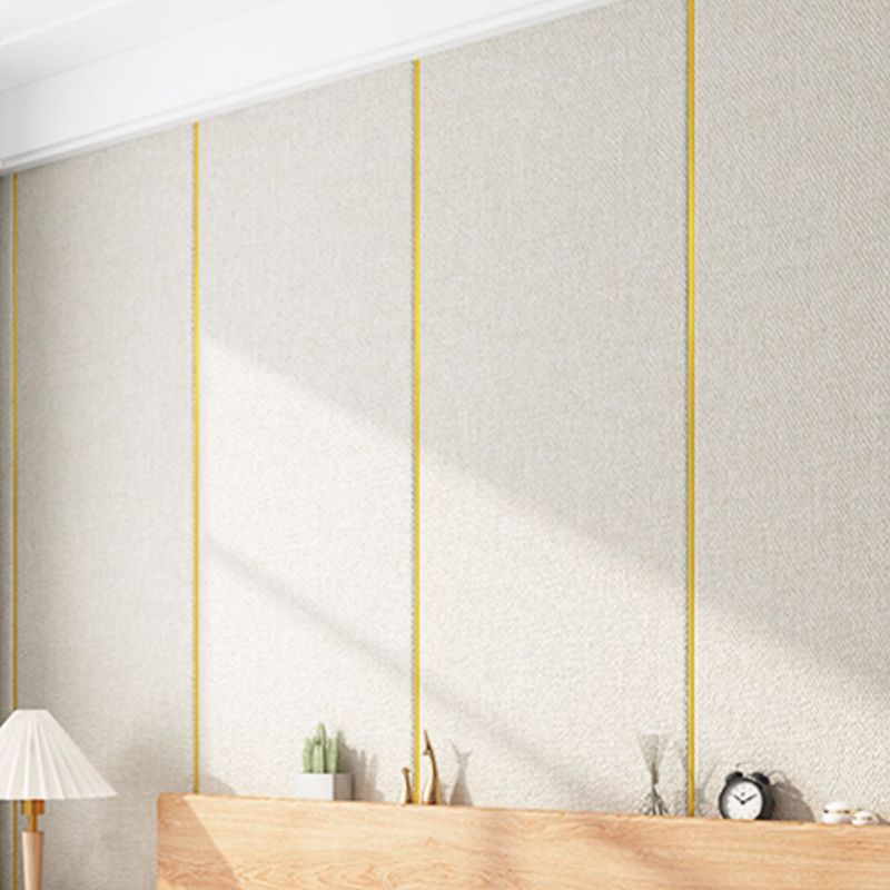 Modern Linen Wall Cladding Panels Textured Wall Interior Anti-Collision Board