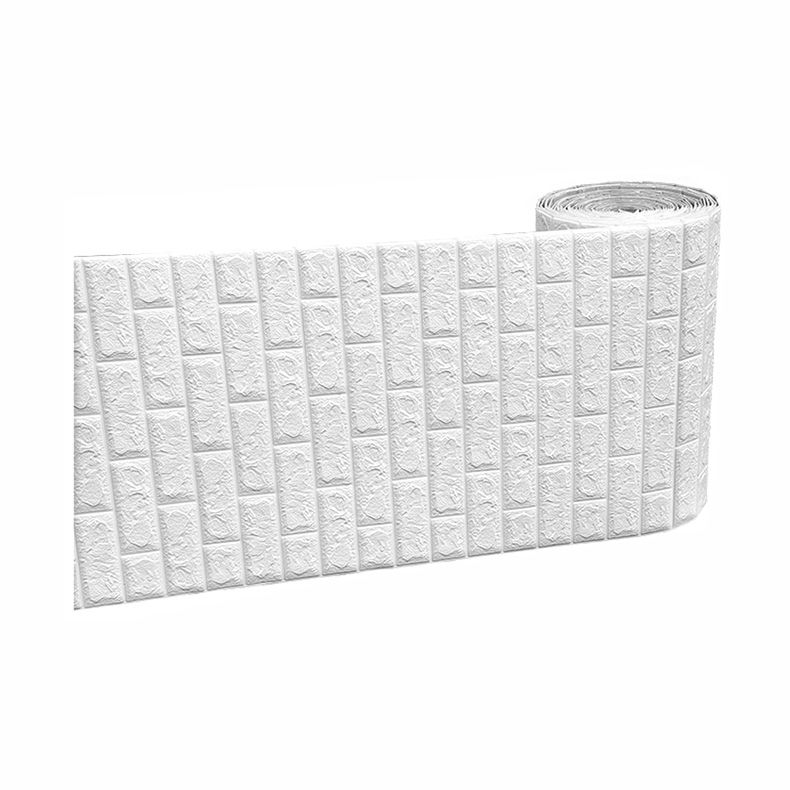 Modern Pearl Wainscoting Waterproof PVC Wall Access Panel Peel and Stick Wall Tile