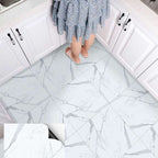 Peel and Stick Vinyl Flooring High Gloss PVC Floor Covering with Square Edge
