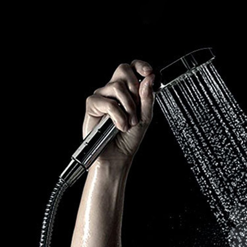Silver Hand Shower 3 Spray Stainless Steel Wall Mount Shower Head