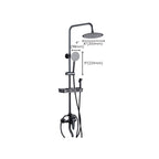 Adjustable Spray Sample Shower Combination Metal Shower Fitting Arm Shower Head with Slip Bar