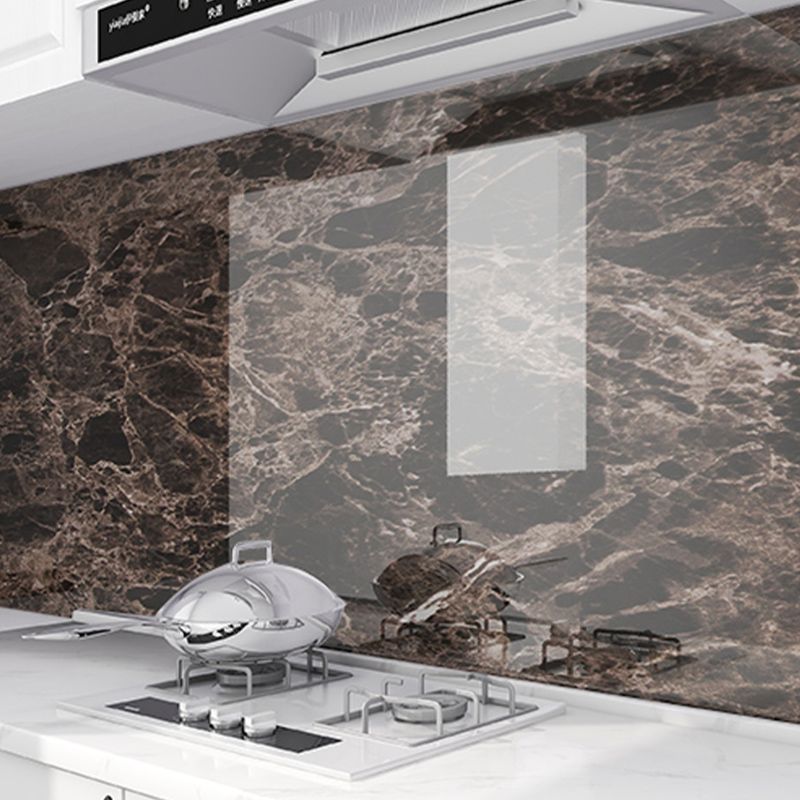 23.6" Rectangular Single Plate PVC Peel and Stick Tile for the Kitchen