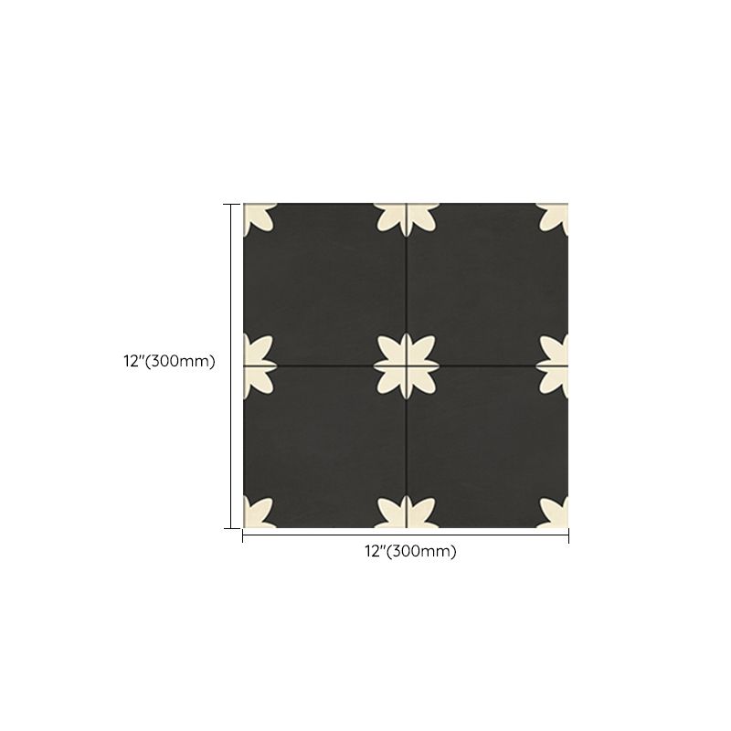 PVC Peel and Stick Splash Protection Square Single Panel Wallpaper with Water Resistant