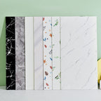 Modern rectangular Peel and Stick backsplash tile PVC wallpaper