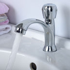 Modern Vessel Faucet Stainless Steel Low Arc Sink Faucet