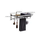 Modern Stainless Steel Bathroom Set Paper Holder Bathroom Shelf Bathroom Accessories