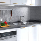 Metal backsplash tiles Peel and Stick Modern Peel and Stick Backsplash Wall Tile