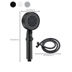 Contemporary Showerhead Combination Handheld Shower Plastic Wall Mount Round Showerhead