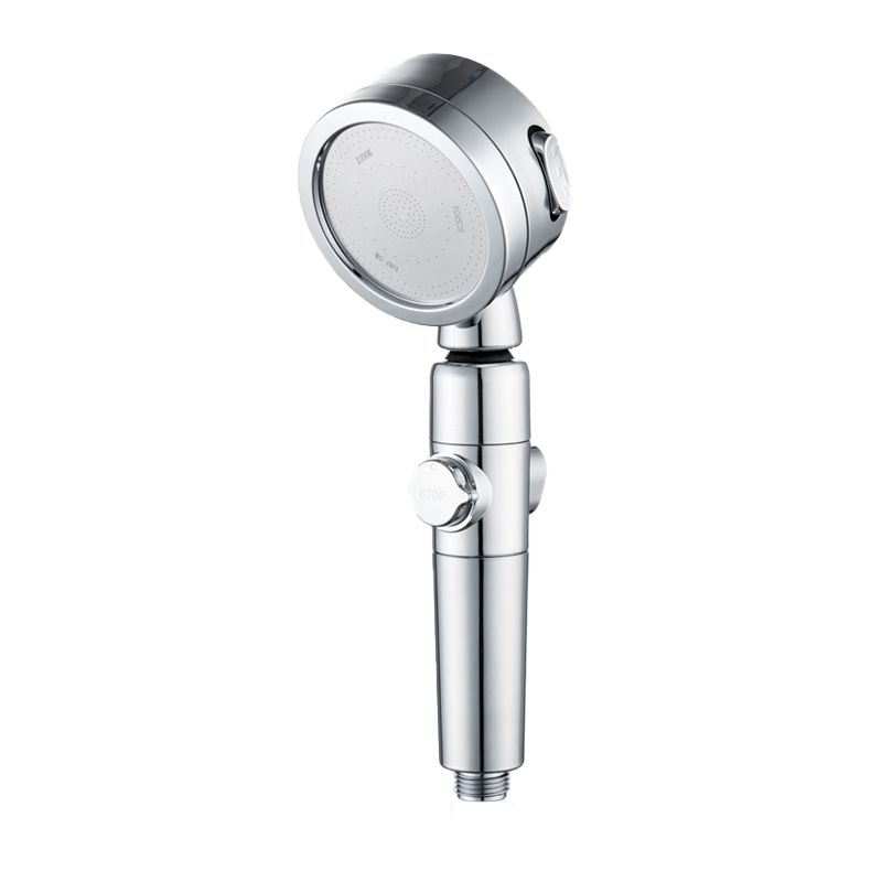 Modern Shower Head Adjustable Spray Pattern Rotatable Round Hand Shower