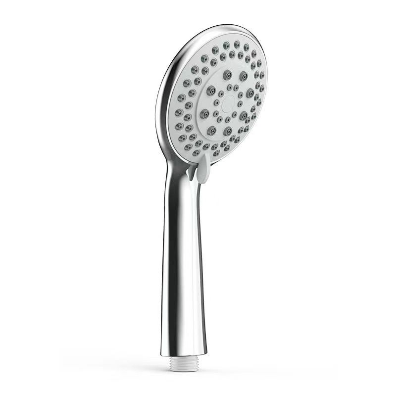 Basic handheld shower round standard shower heads in silver