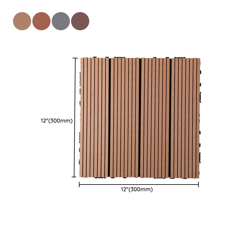 Rectangular constructed tiles Water resistant parquet flooring for balcony
