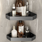 Modern bathroom accessory set Bathroom shelf Towel bar gray bathroom accessory set