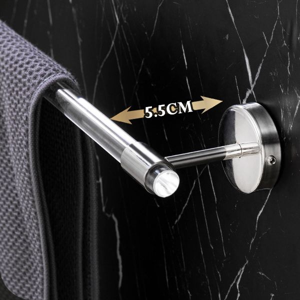 Modern Bathroom Accessories Set Towel Rack Silver/Gold/Black Bathroom Accessories