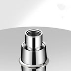 Round Fixed Shower Head High Flow Aerated Wall Mount Shower Head