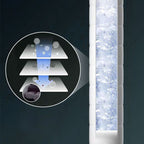 Contemporary Showerhead Solid Color Plastic Handheld Showerhead