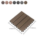 Floor Bullnose Click Lock Wire Brushed Wood Tiles