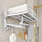 Metal Bathroom Hardware Set Adhesive Installation Bathroom Accessory Kit