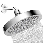 Contemporary round fixed wall shower head Silver shower head