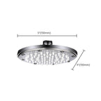 Contemporary Showerhead Combination Dual Showerhead Stainless Steel Wall-Mounted Showerhead