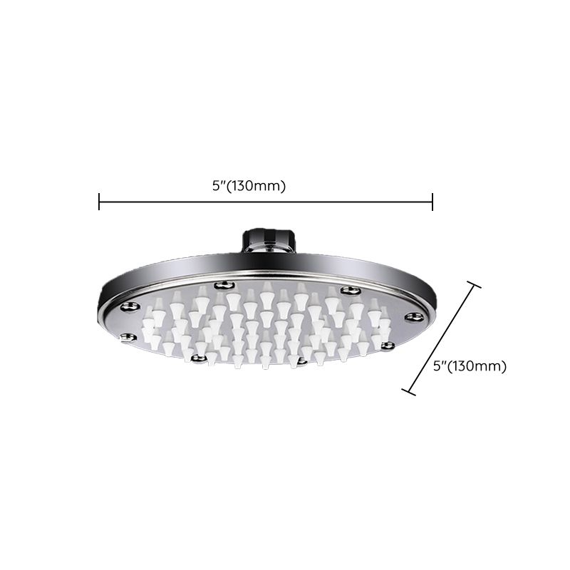 Contemporary Showerhead Combination Dual Showerhead Stainless Steel Wall-Mounted Showerhead