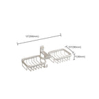 Traditional Bath Shelf Stainless Steel Paper Holder Bathroom Accessories Hardware Set