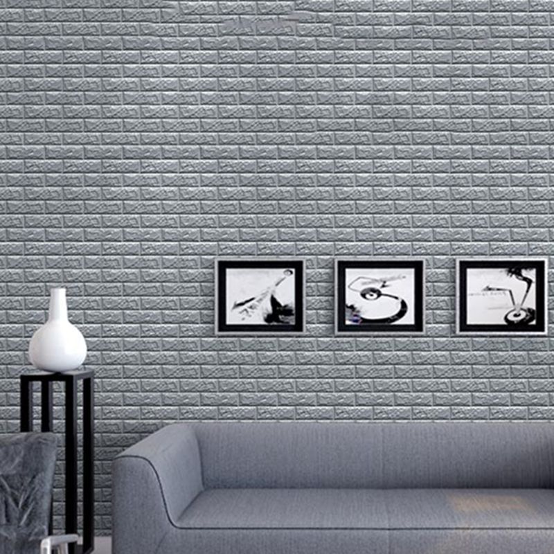 Modern Panel PVC 3D-embossed Self-adhesive Waterproof Interior Cladding