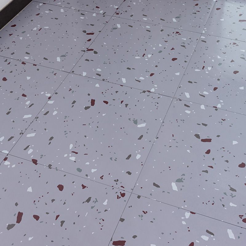 Home Vinyl flooring Peel and Stick Marble look square PVC floor coverings for the living room