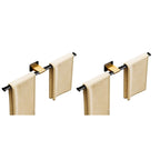 Contemporary Aluminum Bathroom Accessories Set Towel Rail Bathroom Accessories