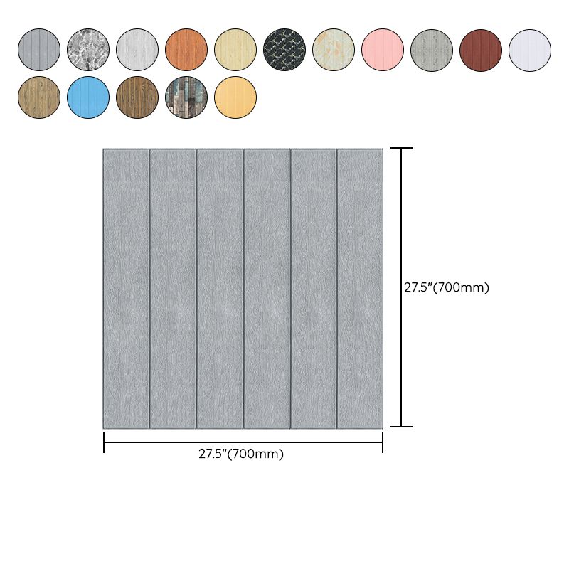 Wood look interior decor panels for peeling and sticking 3D relief wall cladding