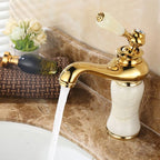 Glam Basin faucet Lever handle Low arch basin faucet Bathroom faucet