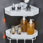 Modern Bathroom Accessory Set Towel Bar Bathroom Shelf White Bathroom Accessory Set