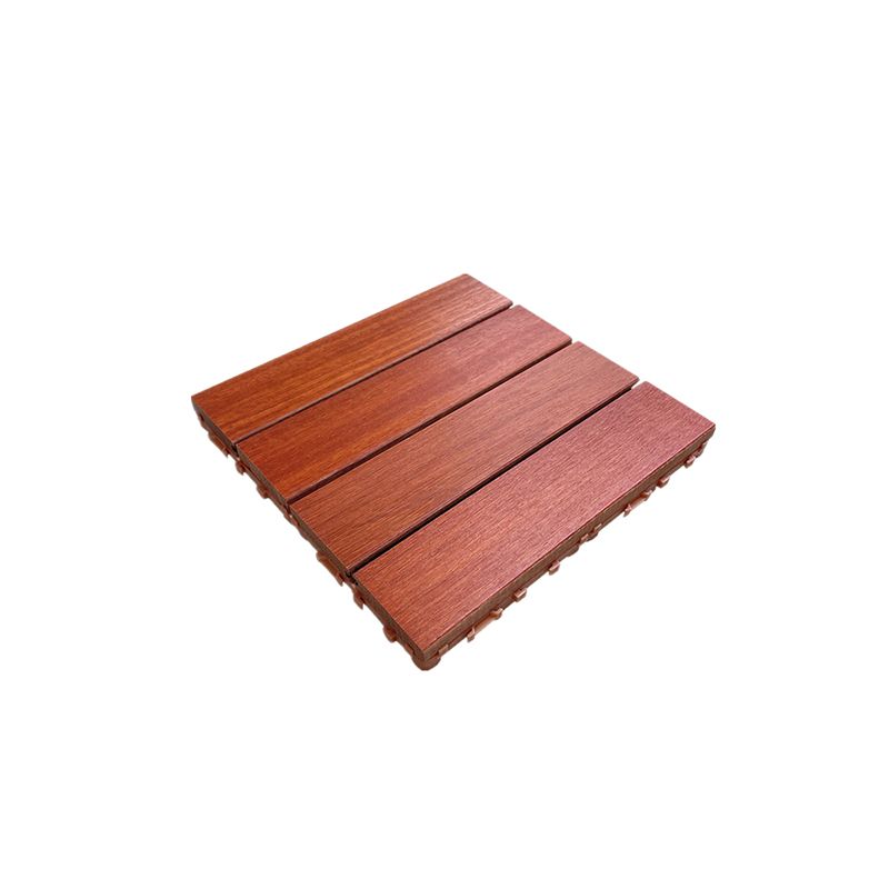 Modern Style Square Wood Flooring Corrosion Resistant Outdoor Wood Flooring