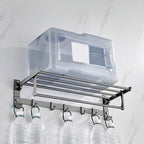 Modern Chrome Bathroom Accessories Set Aluminum Bathroom Fittings Set