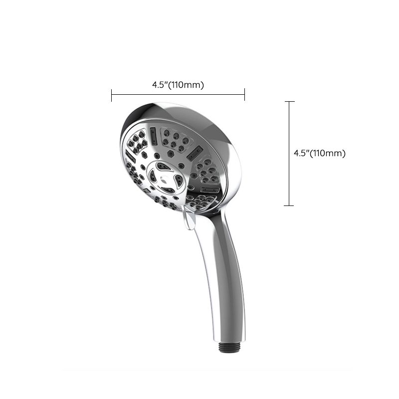 Modern Shower Head for Bathroom 9-Jet Round Wall-Mounted Shower Head
