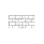 Modern Peel and Stick Tile PVC Rectangular 10 Pack Peel & Stick Field Tile for the Kitchen