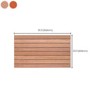 Outdoor Patio Wood Decking Interlocking Plank