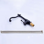 Glam Style Sink Faucet with Swivable Spout and Lever Handle