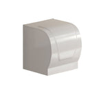 Contemporary Bathroom Hardware Set in White with Bath Shelf/Towel Holder/Paper Holder