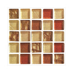 Peel and Stick Mosaic Tile Waterproof Square Peel and Stick Tile for the Kitchen 20-Pack
