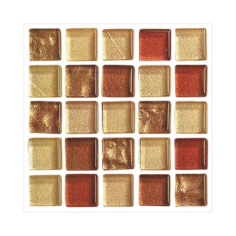Peel and Stick Mosaic Tile Waterproof Square Peel and Stick Tile for the Kitchen 20-Pack